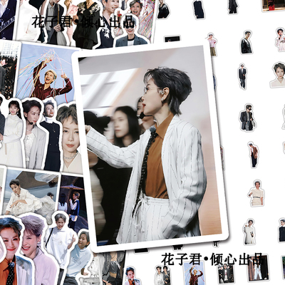 130张叶童贴纸ins风高颜值周边高清贴画防水diy桌面手账本手机壳