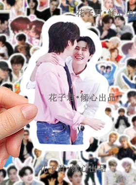 200张泰星bounprem贴纸ins高颜值人物周边diy手账笔记本桌面贴画