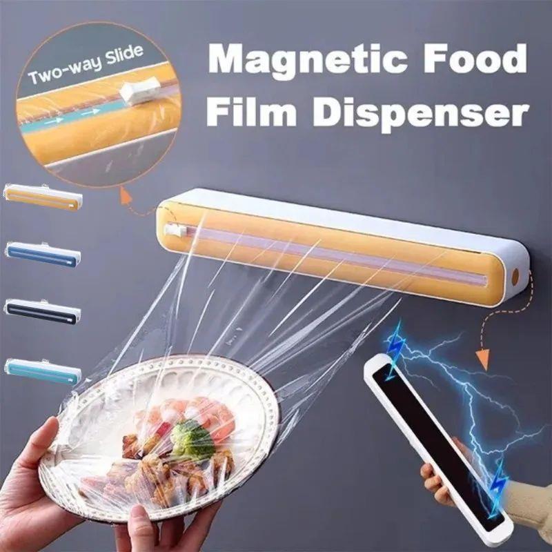 Food Cling Film Dispenser Plastic Wrap New Dispenser Cutter