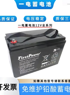 FirstPower一电蓄电池 LFP12V7AH17AH38AH65AH100AH120AH/EPS/UPS