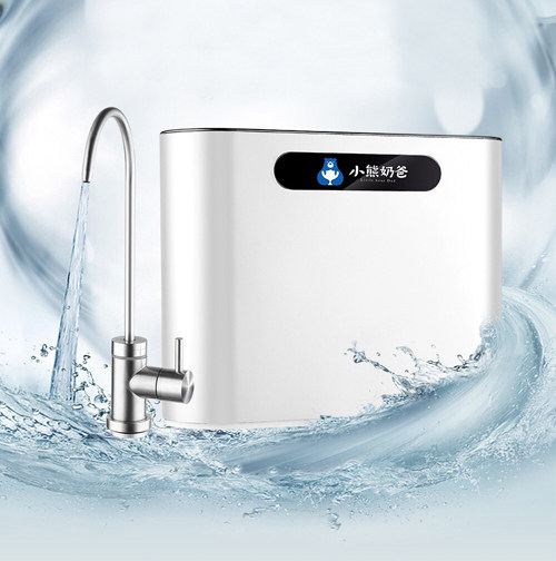 新款小熊奶爸品牌家用型母婴净水器800加仑纳滤膜直饮机超低废水