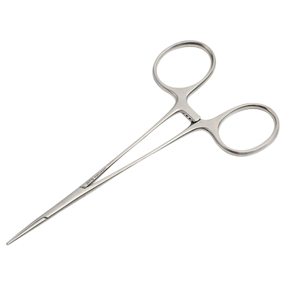 医用微血细管止血钳不锈钢直弯