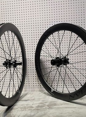 卡本仙 碳纤维鸟车改装BIRDY轮组406碟刹 BK系列六丁碟刹碳轮辐条