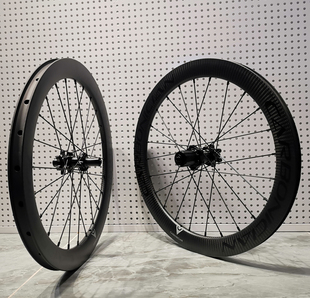 卡本仙 碳纤维鸟车改装BIRDY轮组406碟刹 BK系列六丁碟刹碳轮辐条