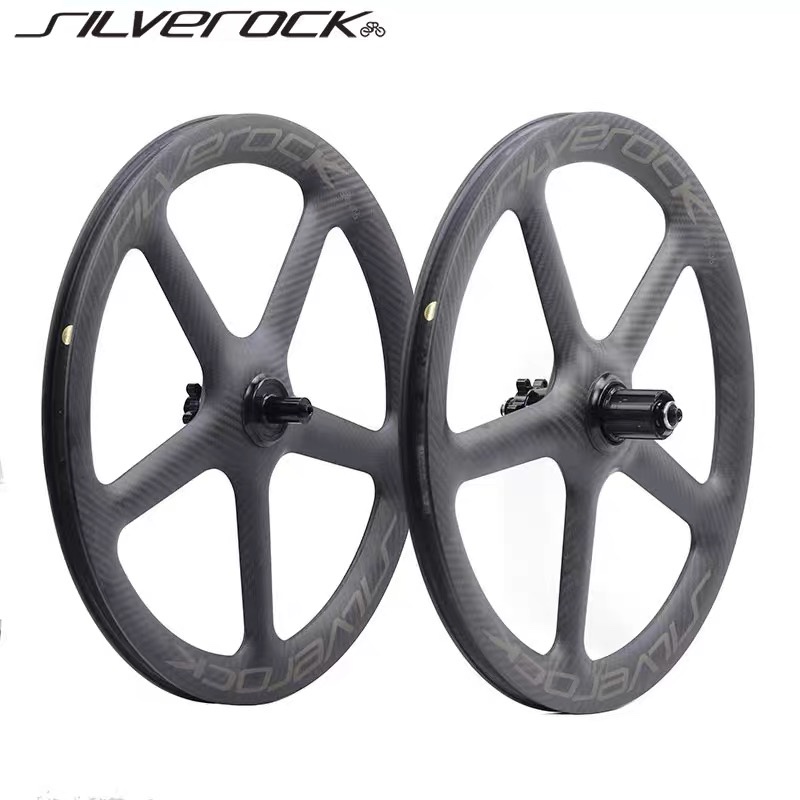 SILVEROCK碳纤维Birdy鸟车五刀轮组20寸406鸟车2代3代折叠车12速