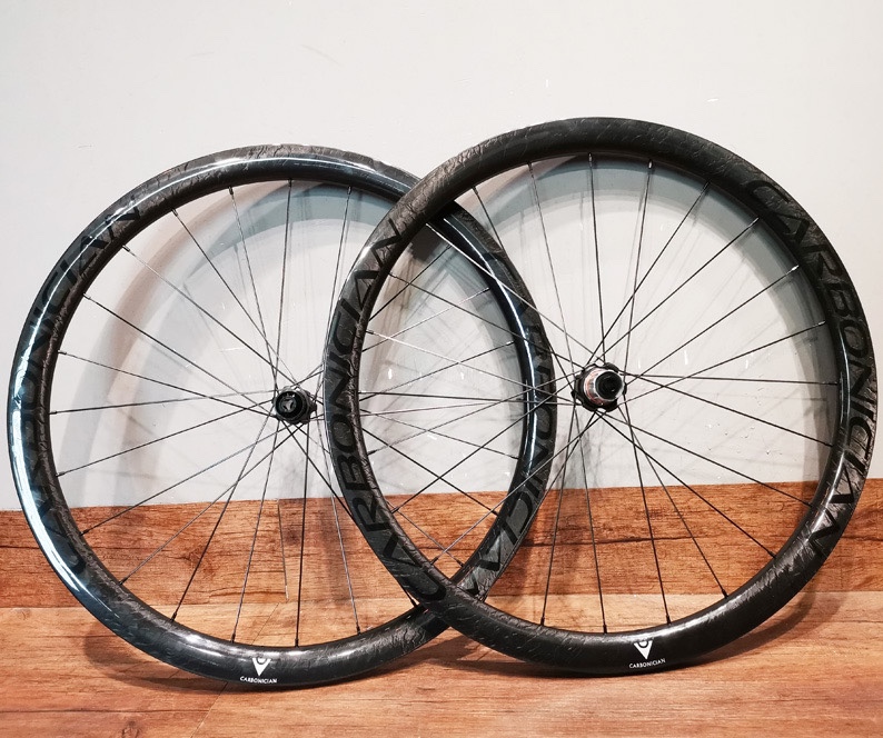 卡本仙 700C公路碟刹轮组 45高 X201花鼓 12*100/12*142 碳刀车轮