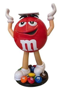 卡通m豆人玻璃钢雕塑客厅电视柜商场店铺橱窗装饰发光网红摆件