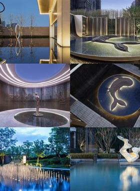 不锈钢雕塑定制大型户外镜面圆环鹿金属发光镂空学校园林广场摆件