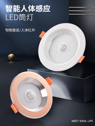 锦灯人体感应灯过道入户人来灯亮