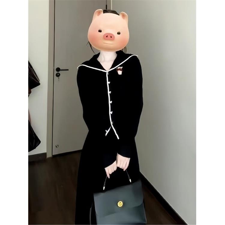 JOYIASS韩系入秋ootd穿搭一整套连衣裙女秋冬高级感学院风减龄套