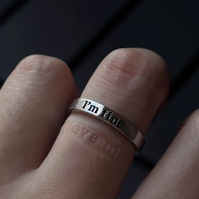 合金戒指【救赎者】冷淡风时尚复古戒指男女款小众开口指环尾戒