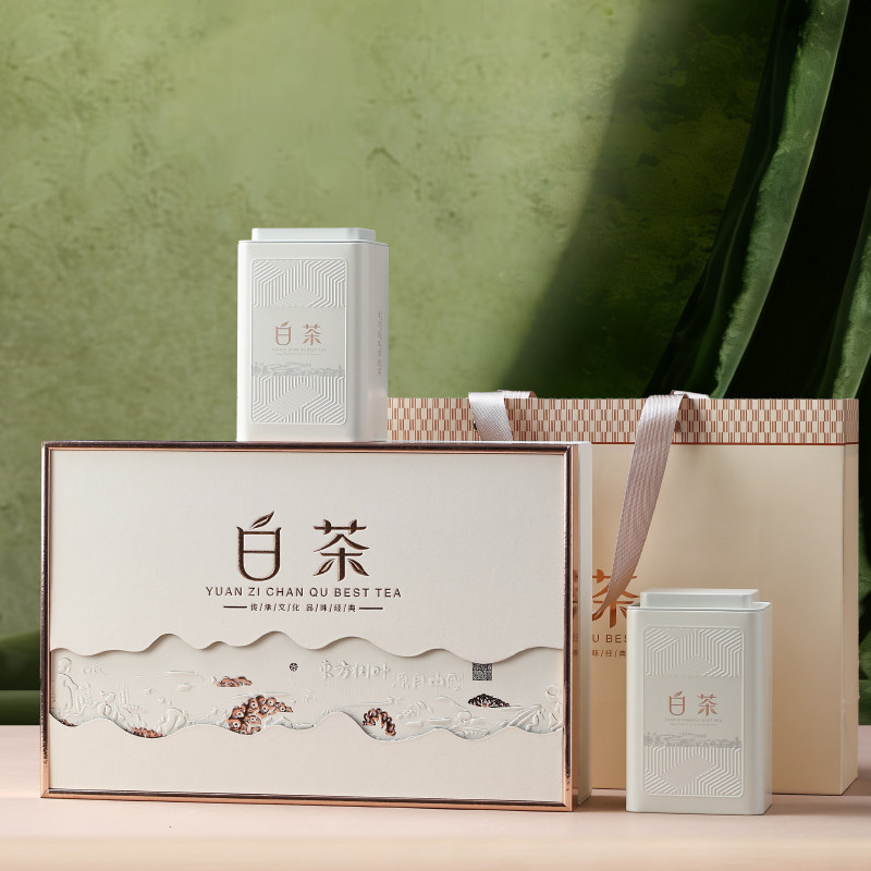 新品包装盒安吉白茶黄金芽包装盒图片