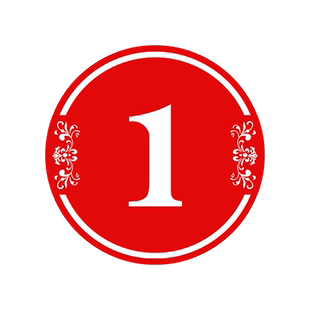 定制圆形数字号码牌PVC编号贴餐厅字母贴号码磨砂不干胶塑片胶餐馆桌号贴柜子机器序号标签标贴数字贴纸定制