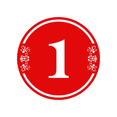 PVC圆形数字号码贴不干胶塑片