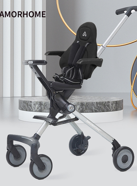 am溜娃神器遛娃神器3到6岁大龄儿童宝宝外出方便小推车旅游代步伞