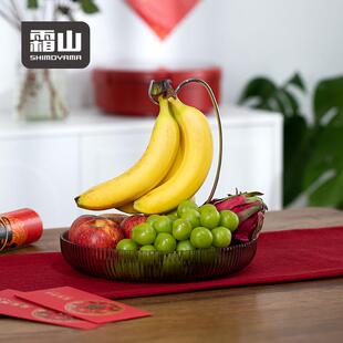 霜山304不锈钢香蕉挂架拒绝蕉绿茶几葡萄水果挂钩耳机口罩挂架子