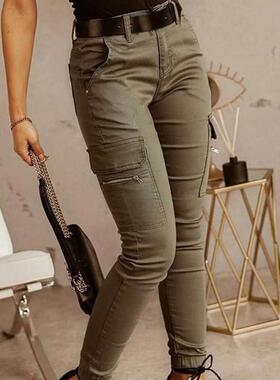 Ladies Cotton Thin Skinny Pants 春秋季女士棉质薄款紧身小脚裤