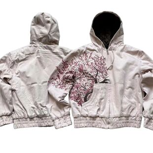 Print 男女同款 Floral Women Jacket 欧美梅花街头外套上衣Men