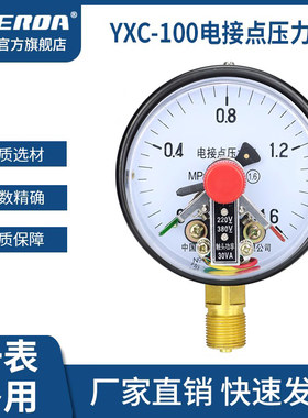 雷尔达yxc100电接点压力表