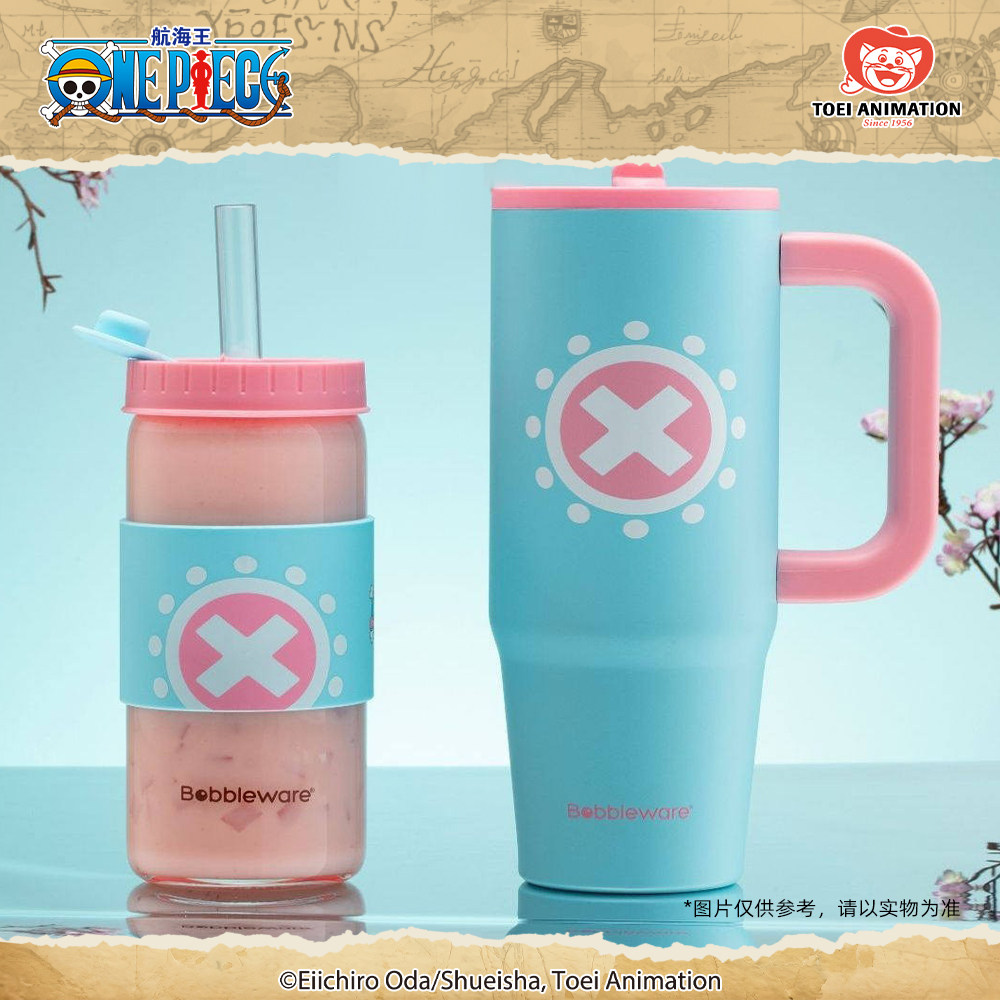 东映动画 航海王 乔巴便携把手保温杯 海贼王杯子官方正版周边 - 实物图