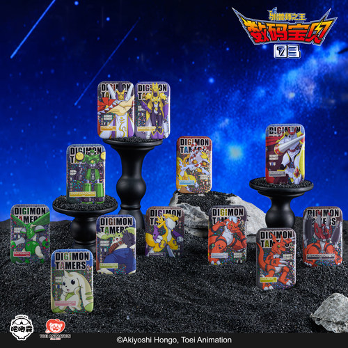 东映动画 正版数码宝贝03 吧唧套组 数码宝贝徽章 动漫周边