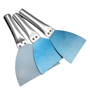 铁柄铁管油灰刀加厚烤蓝型油灰刀铁把铲刀腻子刀铲墙刮刀批灰刀