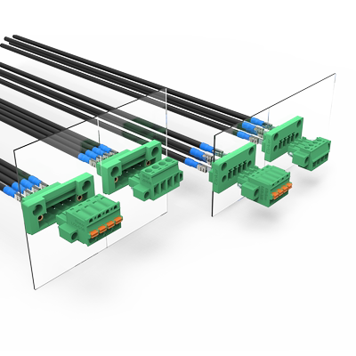 上海联捷穿墙对插组合接线端子