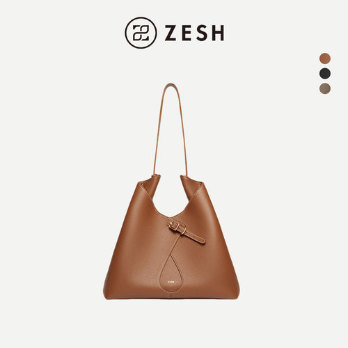 ZESH/泽尚垂露腋下包单肩包女款