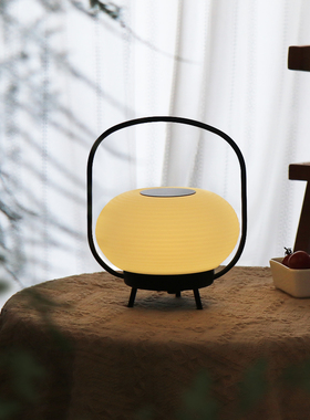 新中式台灯床头灯卧室高级感颜值简约古风新款侘寂风触摸式氛围灯