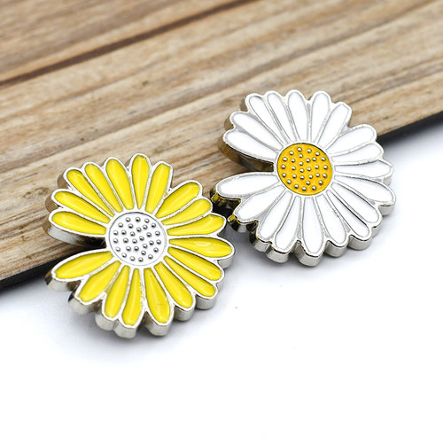 小雏菊纽扣不规则金属扣西装钮扣