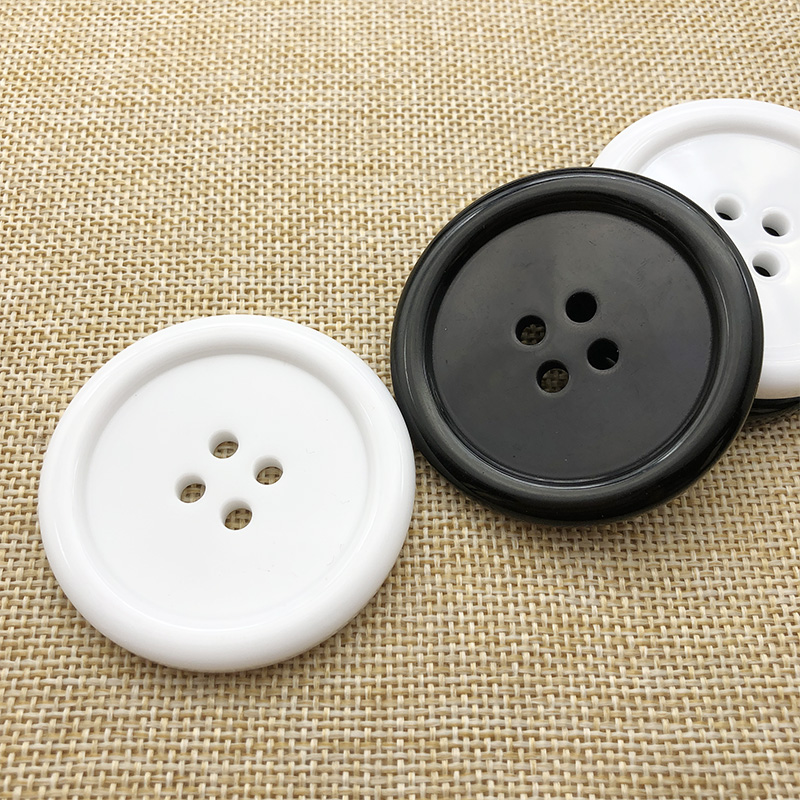 50MM超大圆形纽扣装饰