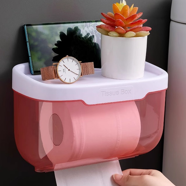 收纳神器创意壁挂免打孔纸巾盒