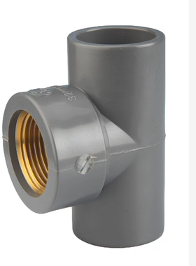 锚牌PVC-U化工灰色给水三通PVC三通UPVC三通1寸DN25内径32mm