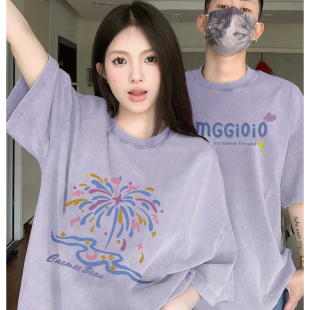 夏季 网红潮牌t恤短袖 2025新款 高级感特别 衣服男 夏装 disoo情侣装