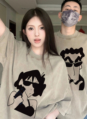 乔巴先生特别的网红情侣装T恤2026新款夏季套装高级感衣服短袖
