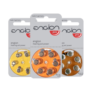 engion德国引擎原装 进口助听器专用电池a13电子a312西门子a10峰力