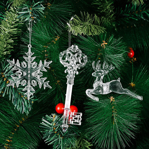 New Christmas tree decorations, Christmas snowflake pendant