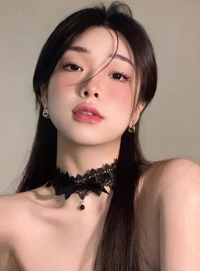 短项链Collar Female Neck Strap Style Lace Hallowee necklace