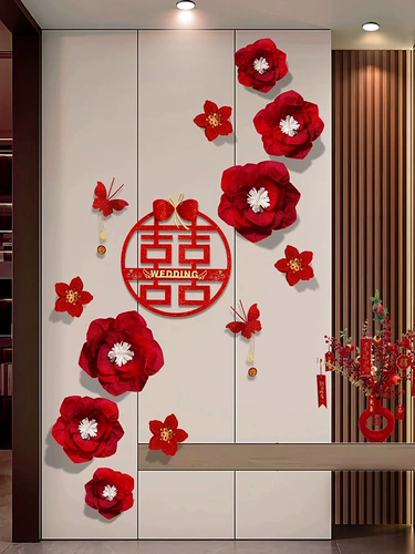 Свадебная гостиная крыльца Фоны Стена Стена Мужская спальня потянуть цветы декоративная свадебная компоновка набор свадебных принадлежностей