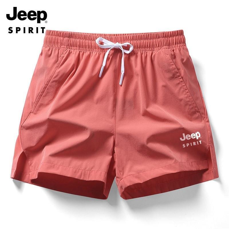 JEEP吉普夏季速干透气三分裤男运动短裤男宽松休闲外穿短裤潮夏天
