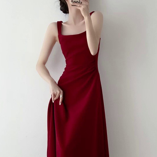 日常可穿敬酒服订婚红裙子