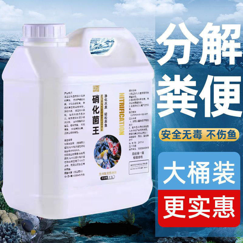 硝化细菌鱼缸水质净化专用剂消化细菌鱼用鱼池用开缸养水鱼缸维护