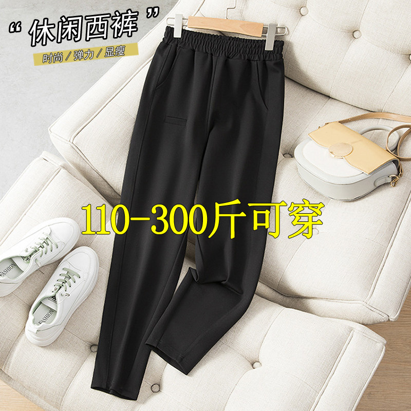 高腰显瘦哈伦裤女长裤