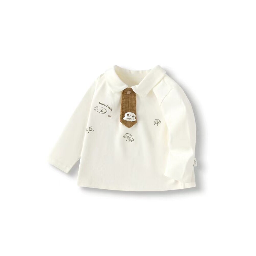 巴拉巴拉男婴童上衣秋季时尚百搭翻领小章鱼长袖t恤200324100107