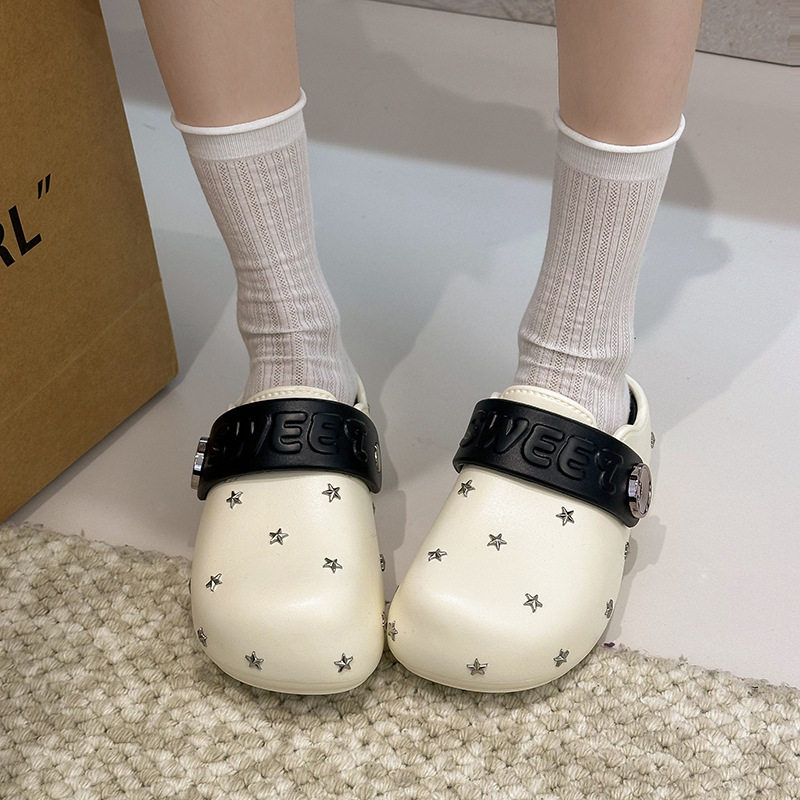 夏季新品EVA包头凉拖鞋勃肯风懒