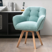 简约电脑椅小巧时尚 旋转实木家用办公写字椅舒适久坐学生卧室椅子