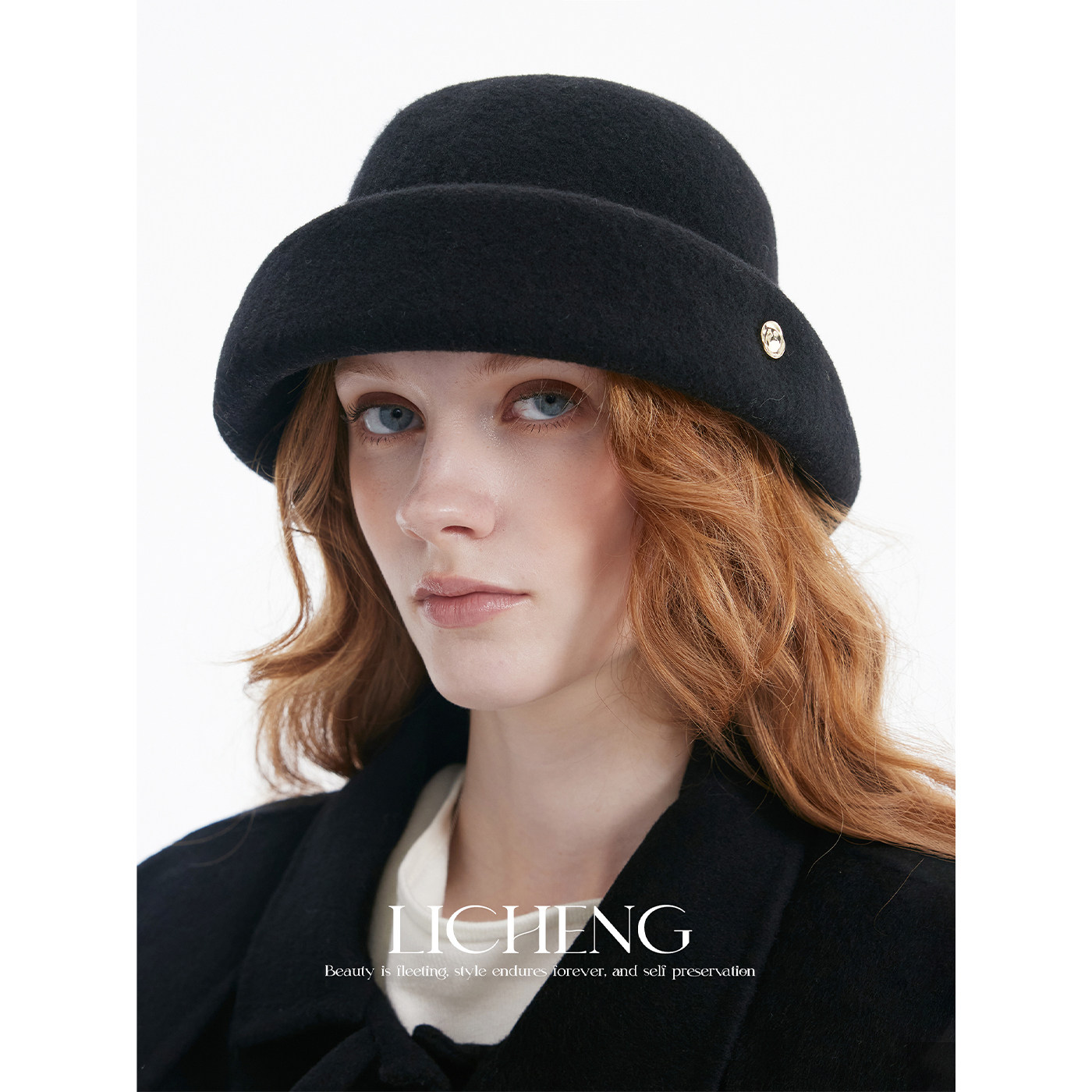 礼诚 高品质澳洲羊毛礼帽渔夫帽金扣贝雷帽冬季千金风毛呢帽子,服饰配件/皮带/帽子/围巾,帽子,淘宝优惠券,粉丝福利购,淘宝优惠卷