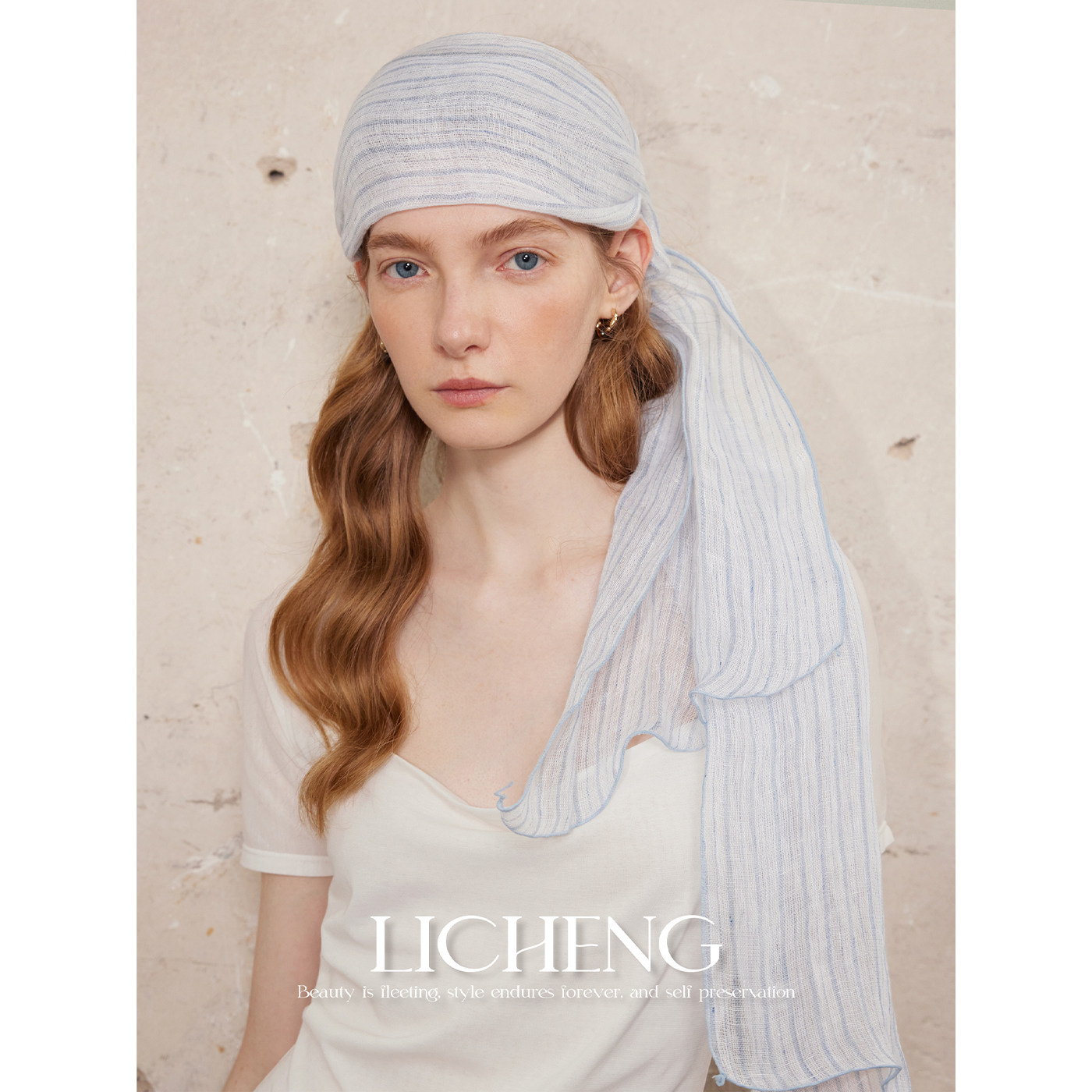 礼诚 慵懒度假感100%亚麻围巾女文艺自然薄款百搭系脖条纹长丝巾,服饰配件/皮带/帽子/围巾,围巾/丝巾/披肩,淘宝优惠券,粉丝福利购,淘宝优惠卷