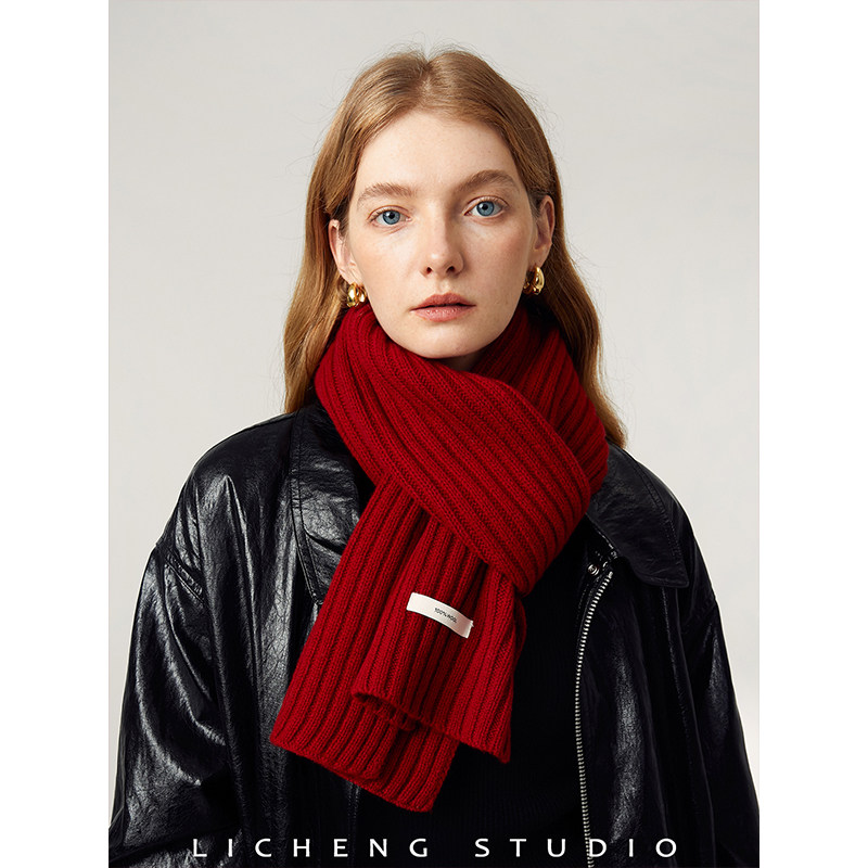 礼诚 澳洲100%羊毛针织围巾女冬季百搭基础款送礼情侣毛线围脖男,服饰配件/皮带/帽子/围巾,围巾/丝巾/披肩,淘宝优惠券,粉丝福利购,淘宝优惠卷