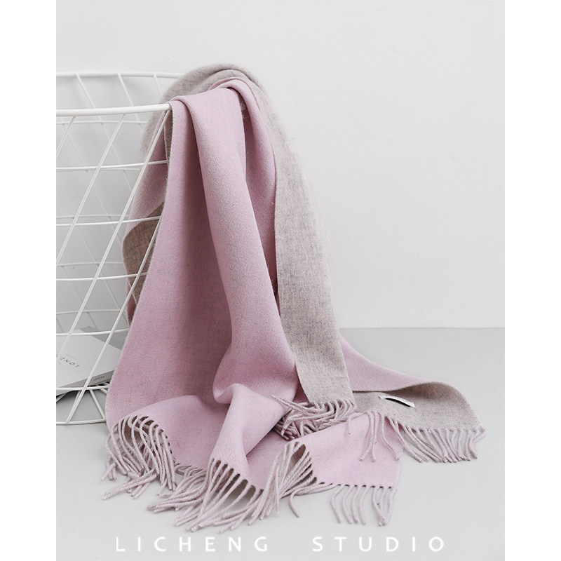 礼诚 高品质重磅加厚双面秋冬纯羊毛围巾女纯色保暖披肩围脖送礼,服饰配件/皮带/帽子/围巾,围巾/丝巾/披肩,淘宝优惠券,粉丝福利购,淘宝优惠卷